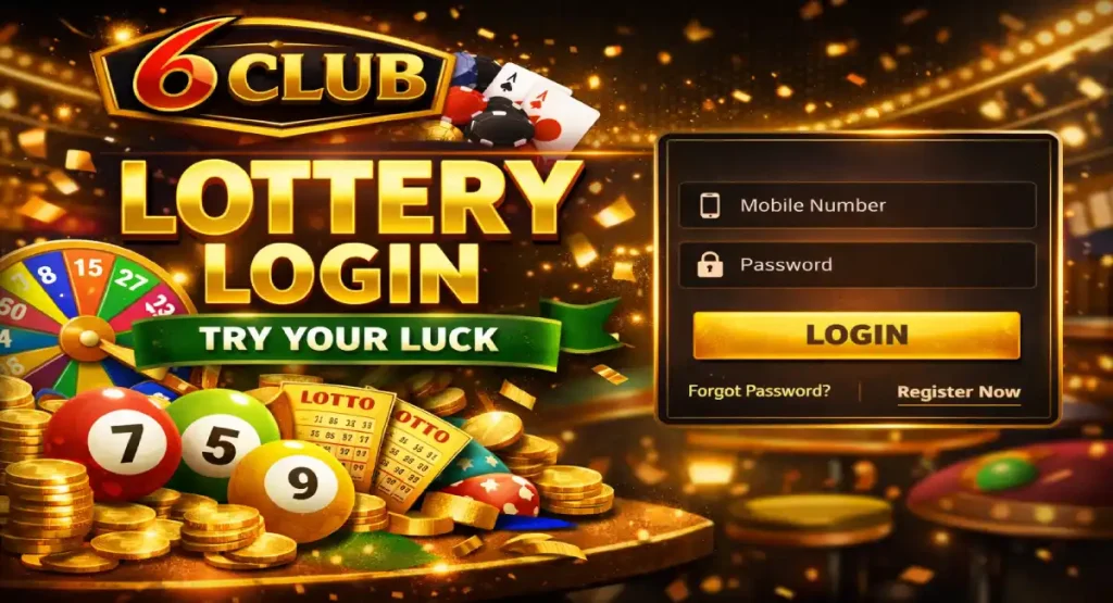 6 club lottery login
